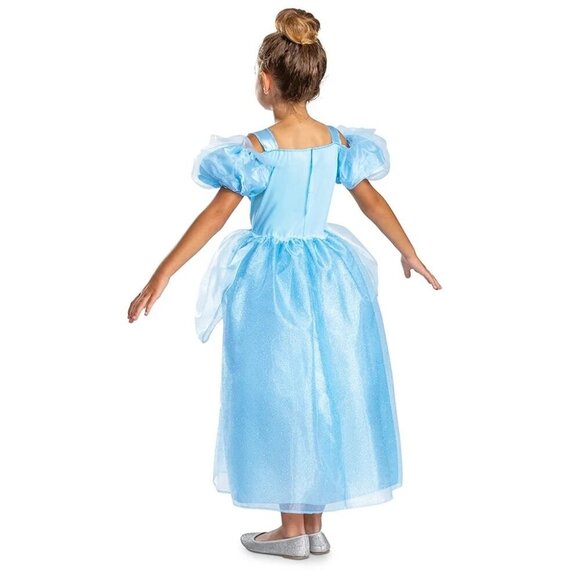 Disney Princess Cinderella Deluxe Girls Halloween Costume Girls Size S (6-6x) - Picture 2 of 10